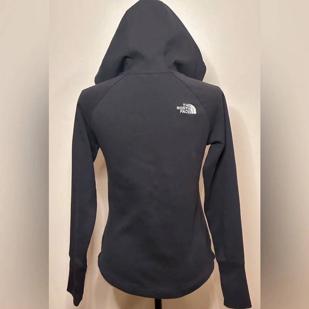 The North Face zip up hoodie black size S - Picture 2 of 5